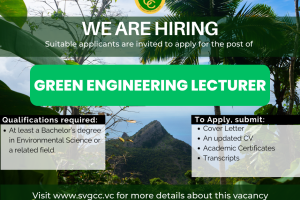Green Engineering Lecturer – Job Flyer