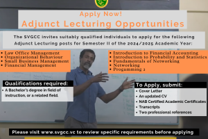 Adjunct Lecturing Job Ad