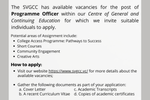 Vacancies Programme Officer