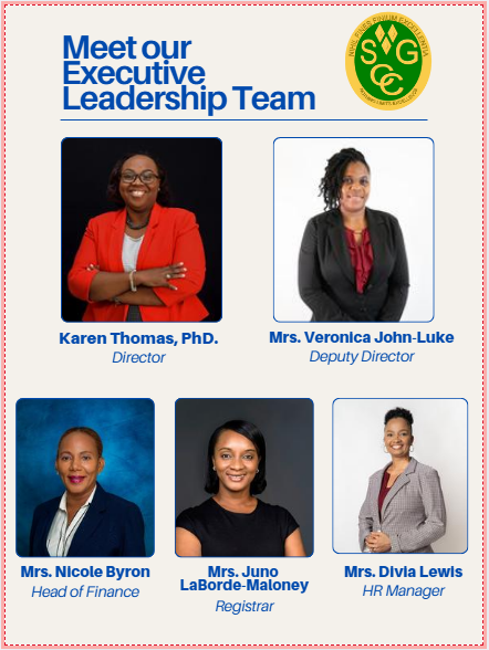 Members of the Executive Leadership Team