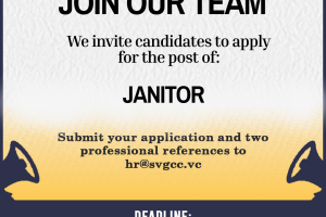 Janitor Vacancy – March 2026